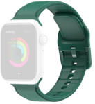  RUBBER Apple Watch 7 szíj (45 mm) / 6 / SE / 5/4 (44 mm) / 3/2/1 (42 mm) Sötétzöld