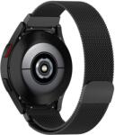  MILANESE Fém szíj a Samsung Galaxyhoz Watch FE fekete