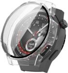  PC FULL COVER Műanyag burkolat üveggel Huawei-hoz Watch GT 5 Pro 46mm átlátszó