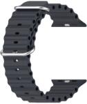  OCEAN szíj Apple Watch Ultra 1 / 2 (49 mm) / 9 / 8 / 7 (45 mm) / 6 / SE / 5 / 4 (44 mm) / 3 / 2 / 1 (42 mm) fekete