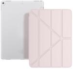  LEATHER Flip tok Apple iPad Pro 12.9 (2015 / 2017) készülékhez világos rózsaszín