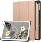 LEATHER Flip borító a Google Pixel Tab repülési rózsa aranyhoz