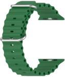  OCEAN szíj Apple Watch Ultra 1 / 2 (49 mm) / 9 / 8 / 7 (45 mm) / 6 / SE / 5 / 4 (44 mm) / 3 / 2 / 1 (42 mm) sötétzöld