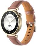  LEATHER Bőr szíj Huawei Watch GT 4 41mm-es sötétrózsaszínhez