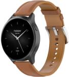  LEATHER Bőrszíj a Xiaomi-hoz Óra 2 világosbarna