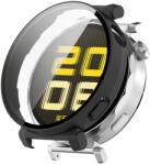  TELJES FEDÉS Műanyag borítás üveggel Huawei-hoz Watch GT 5 41mm fekete