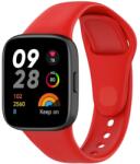  SILICONE Cserélhető szíj a Xiaomi Redmi-hez Watch 3 piros