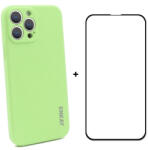 ENKAY tok + 3D üveg Apple iPhone 13 Pro Max világoszöld