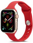  VÉKONY szilikon szíj Apple Watch 9 / 8 / 7 (41 mm) / 6 / SE / 5 / 4 (40 mm) / 3 / 2 / 1 (38 mm) RED