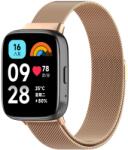  MILANESE Fém szíj a Xiaomi Redmi-hez Watch 3 Aktív rózsaszín arany
