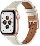  LEATHER Bőr szíj Apple Watch SE / SE 2022 / SE 2023 (40mm) fehér