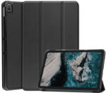  LEATHER Flip tok Nokia T20 fekete