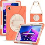  SOLID Tartós burkolat Lenovo Tab M10 3. generációs (TB328FU / TB328XU) narancssárga