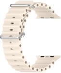  OCEAN szíj Apple Watch Ultra 1 / 2 (49 mm) / 9 / 8 / 7 (45 mm) / 6 / SE / 5 / 4 (44 mm) / 3 / 2 / 1 (42 mm) bézs színű