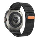  NYLON Cserélhető szíj Samsung Galaxy Watch Ultra 47mm fekete