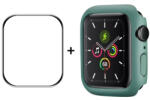  ENKAY Műanyag borítás védőfóliával Apple Watch 9 / 8 / 7 (41mm) zöld
