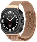  MILANESE Fém szíj a Samsung Galaxyhoz Watch Ultra 47mm rózsaszín arany