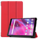  LEATHER Flip tok Lenovo Tab M8 (TB-8505F) / M8 3. generációs piros