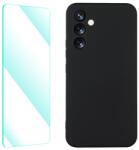 ENKAY SET Szilikon borítás és 2D üveg Samsung Galaxy A54 5G fekete