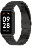Tech-Protect Fém szíj huzattal Xiaomi Smart Band 8 Active fekete