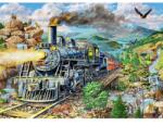 Wooden City Gőzmozdony fa puzzle (NB 505-0055-L)