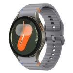  WAVE szilikonszíj Samsung Galaxy Watch7 (40mm / 44mm) szürke színhez