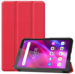  LEATHER Flip tok Lenovo Tab M7 3rd Gen piros