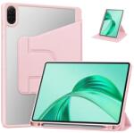  KRISTÁLY FLEXI Flip tok Honor-hoz Pad X8a rózsaszín