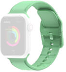 RUBBER szíj Apple Watch 7 (45 mm) / 6 / SE / 5/4 (44 mm) / 3/2/1 (42 mm) világoszöld
