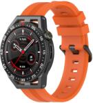  RUBBER Szilikon szíj Huawei Watch Buds / GT3 SE / GT3 Pro 46mm narancs