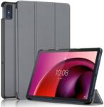  LEATHER Flip borítás Lenovo Tab M10 5G szürke