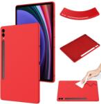  RUBBER Védőburkolat Samsung Galaxy Tab S9 FE+ / S9+ / S10+ piros
