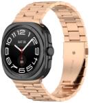  CLASSIC Fém szíj a Samsung Galaxyhoz Watch Ultra 47mm rózsaszín arany