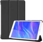  LEATHER Zaklápací obal Huawei MediaPad M5 Lite 8.0" čierny