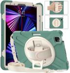  SOLID Tartós burkolat Apple iPad Pro 11 (2022 / 2021 / 2020 / 2018) sötétzöld