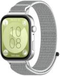  NYLON szíj Huawei Óra Fit 3 fehér-szürke