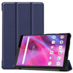  LEATHER Flip tok Lenovo Tab M8 (TB-8505F) / M8 3. generációs sötétkék