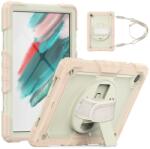  SOLID 360 borító Samsung Galaxy Tab A8 (SM-X205 / SM-X200) bézs