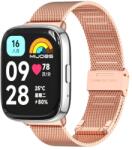  MIJOBS MILANESE Fém szíj Xiaomi-hoz Redmi Watch 3 Lite rózsaszín