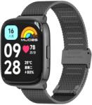  MIJOBS MILANESE Fém szíj Xiaomi-hoz Redmi Watch 3 Lite fekete