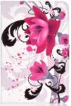  UNIVERZÁLIS FLIP TOK 10" -os PINK FLOWER S átlójú tablethez
