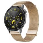  MILANESE Fém szíj Huawei Watch GT 4 46mm-es rózsaszín arany