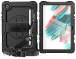  SOLID 360 tok Samsung Galaxy Tab A8 (SM-X205 / SM-X200) fekete