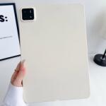  RUBBER Védőburkolat a Xiaomi Pad 6s Pro bézs színhez