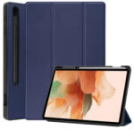  LEATHER Flip tok Samsung Galaxy Tab S8+ / S7+ / S7 FE kék
