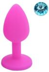 Guilty Toys Dop Anal Silicone Buttplug, Small, Roz/Albastru Deschis, Guilty Toys