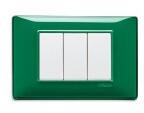 Vimar Placa ornament 2 module Vimar(Plana) Reflex emerald (14642.47)