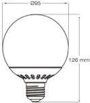 BRAYTRON Sursa de iluminat, bec GLOBE G95 14W E27 ADVANCE 6500K (BA33-01423)
