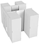 Schrack Compensation element W800 RAL7035 lightgrey (HDCC100078)