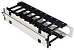 Schrack Organizator 19 cu canal de cablu, 2U, capac cu clips (DTBS2CHF)